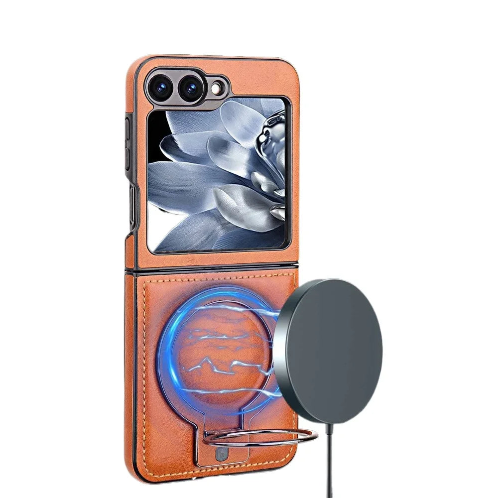 Premium Leather Bracket Case by Magno Pro