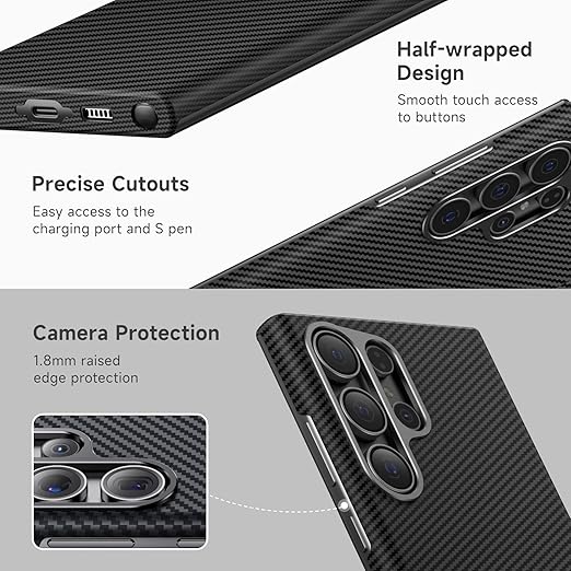 Shadow Flex Carbon Fiber Edition Case for Samsung – Ultimate Protection & Style