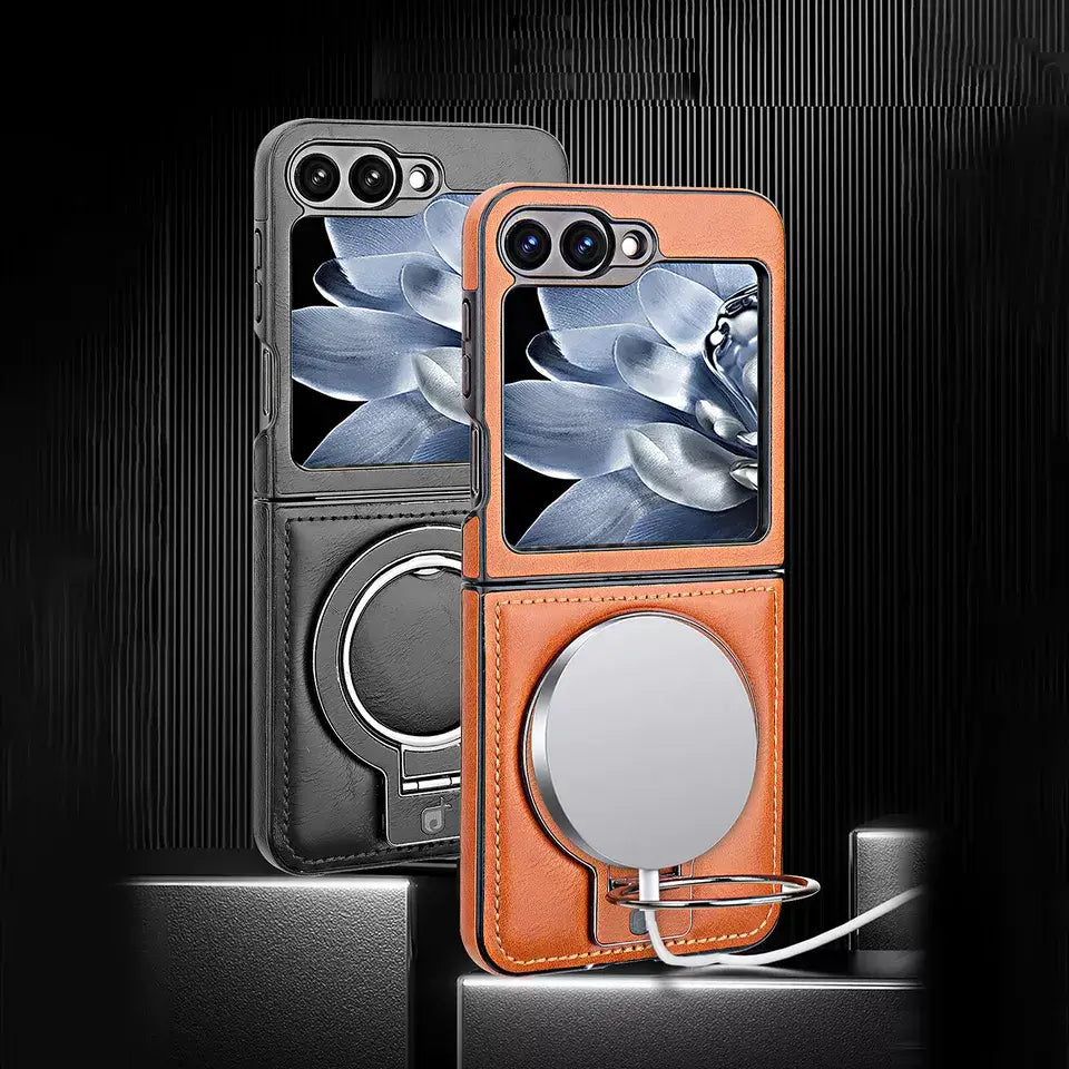 Premium Leather Bracket Case by Magno Pro