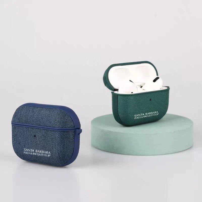 Santa Barbara Wireless Earbuds Cloth Cover Stylish and Strong