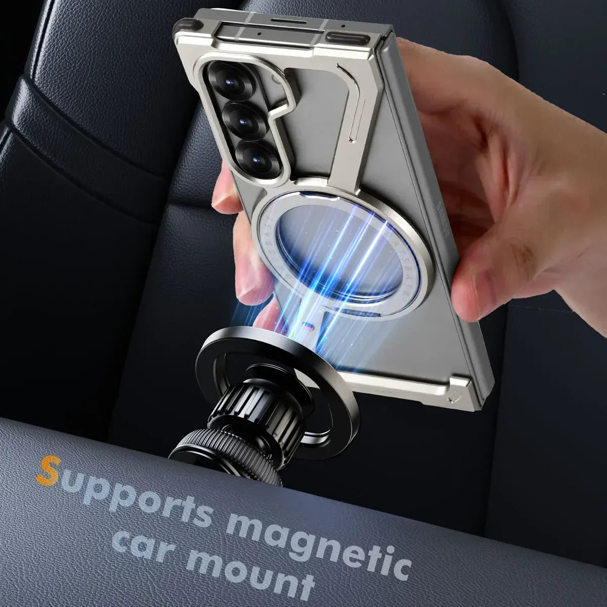 Corner Guard Titanium Magnetic Case - Premium Protection & Sleek Design