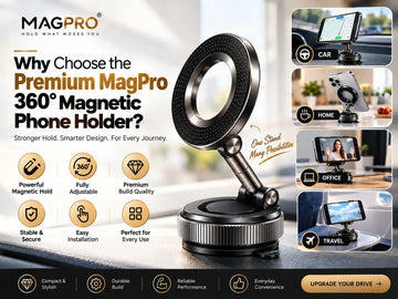 Why Choose the Premium MagPro 360° Magnetic Phone Holder?