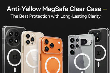 Anti-Yellow MagSafe Clear Case with long-lasting clarity