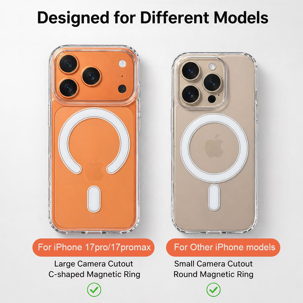 Premium Clear Polycarbonate MagSafe Case for iPhone