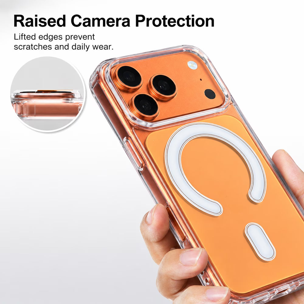 Premium Clear Polycarbonate MagSafe Case for iPhone