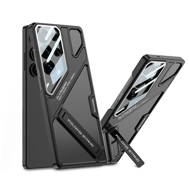 Matte Kickstand Case with Camera Glass Guard