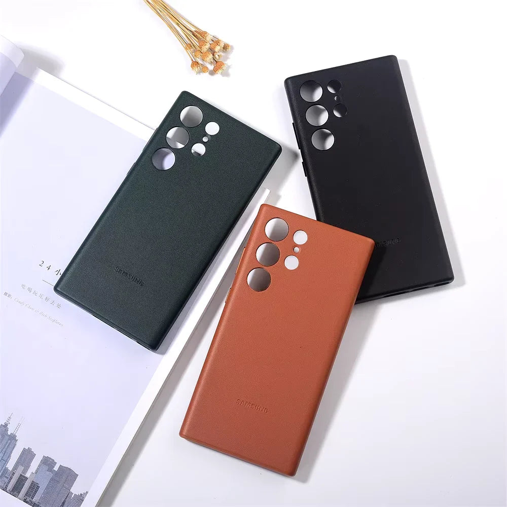 Original Samsung Leather Case Luxury Meets Protection