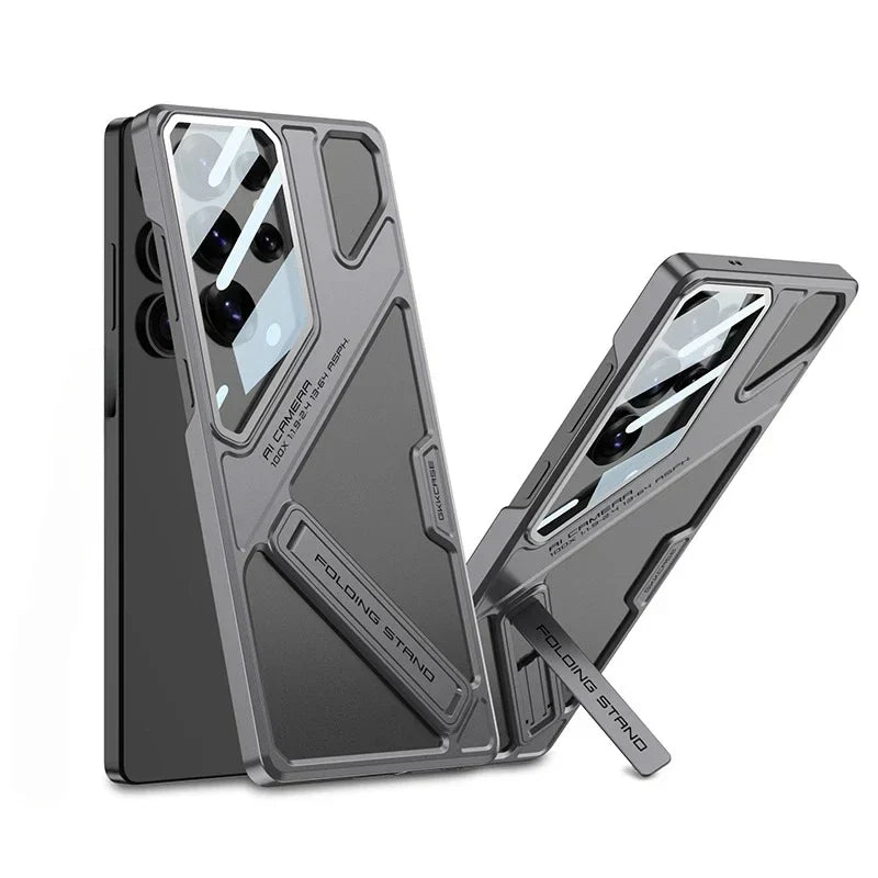 Matte Kickstand Case with Camera Glass Guard