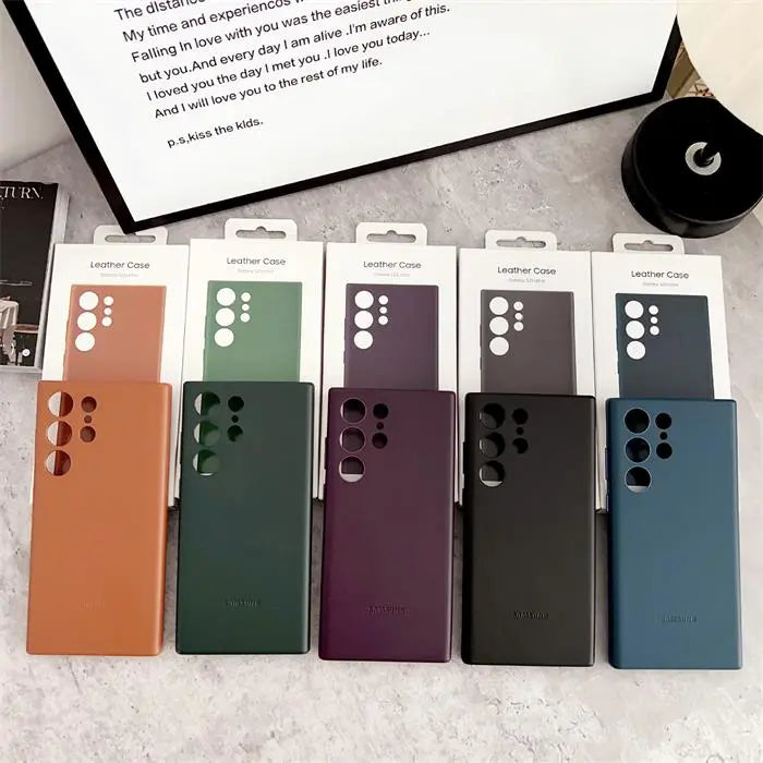 Original Samsung Leather Case Luxury Meets Protection