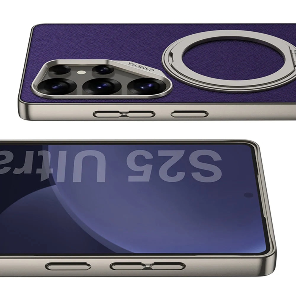 Magnetic Ring Carbon Armor Case