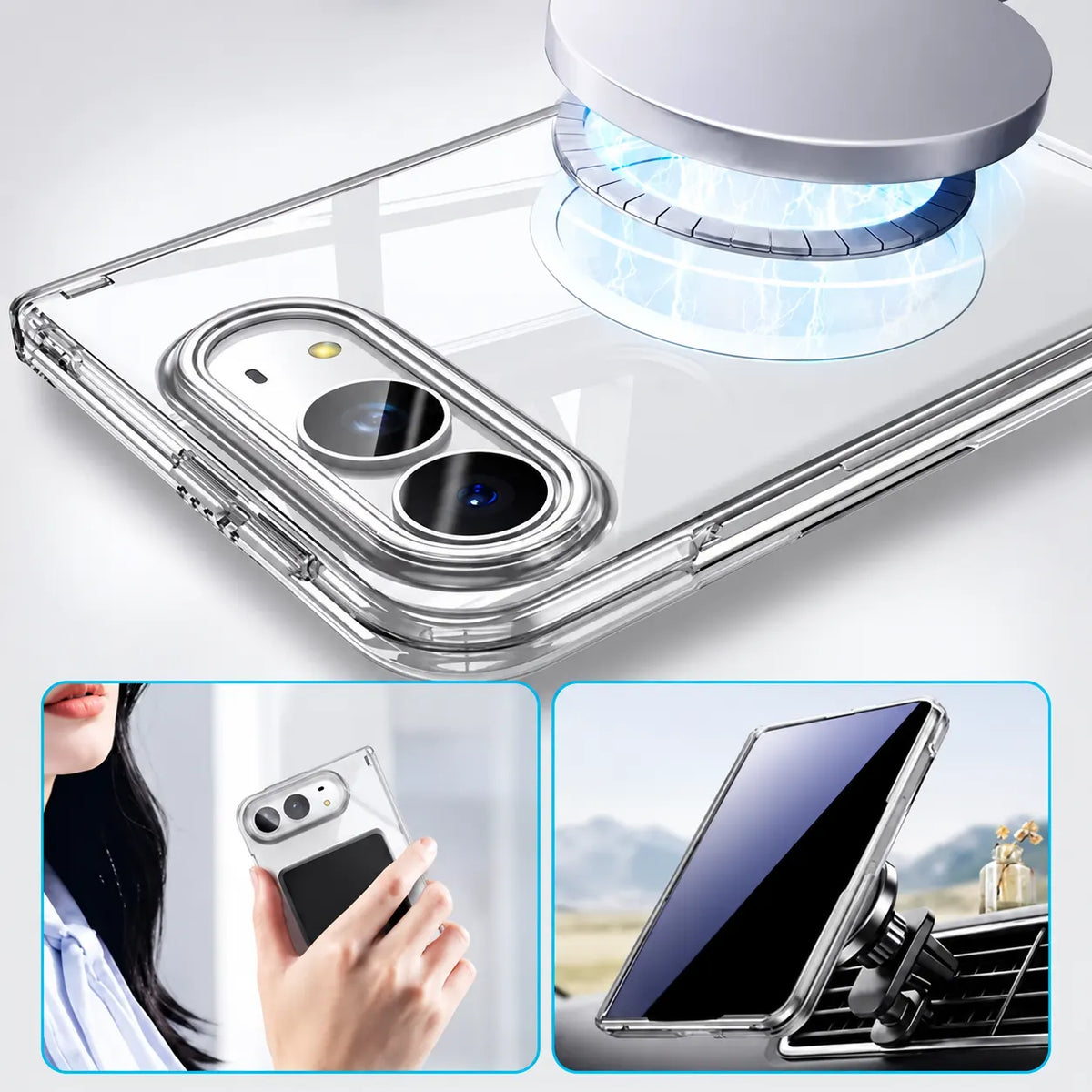 iPhone Duo Transparent Magsafe Case
