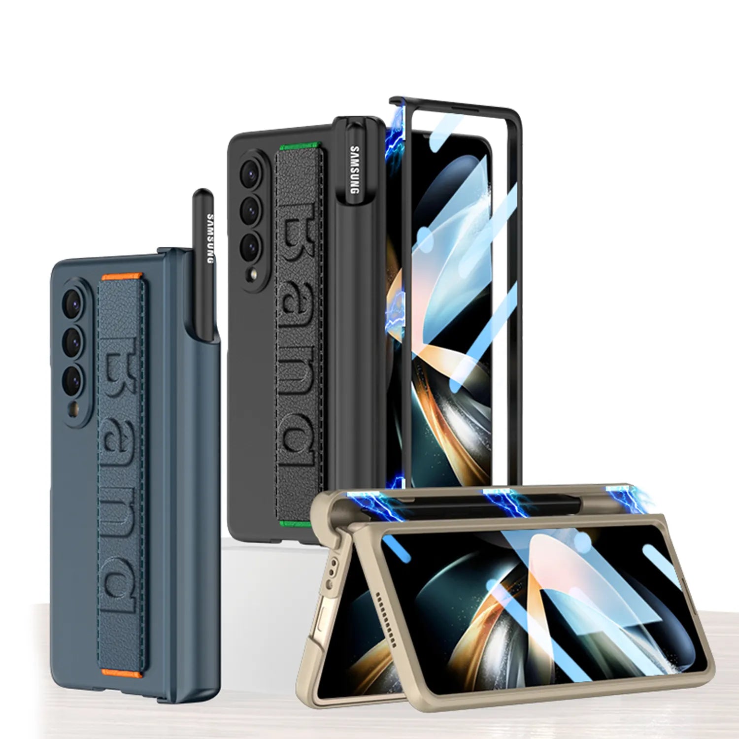 Bana Grip With S Pen & Side Hing Case