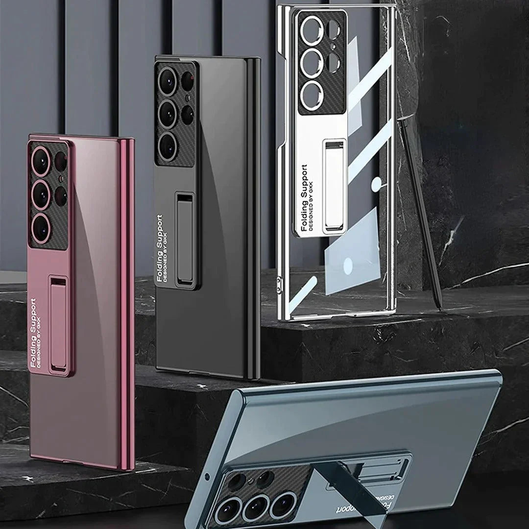 GKK Luxury Clear Kickstand Case for Samsung : *Case Meets Functions*.