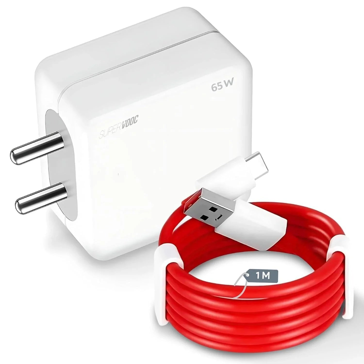 OnePlus 65W SuperVOOC Fast Charger with 1M Type-C Cable