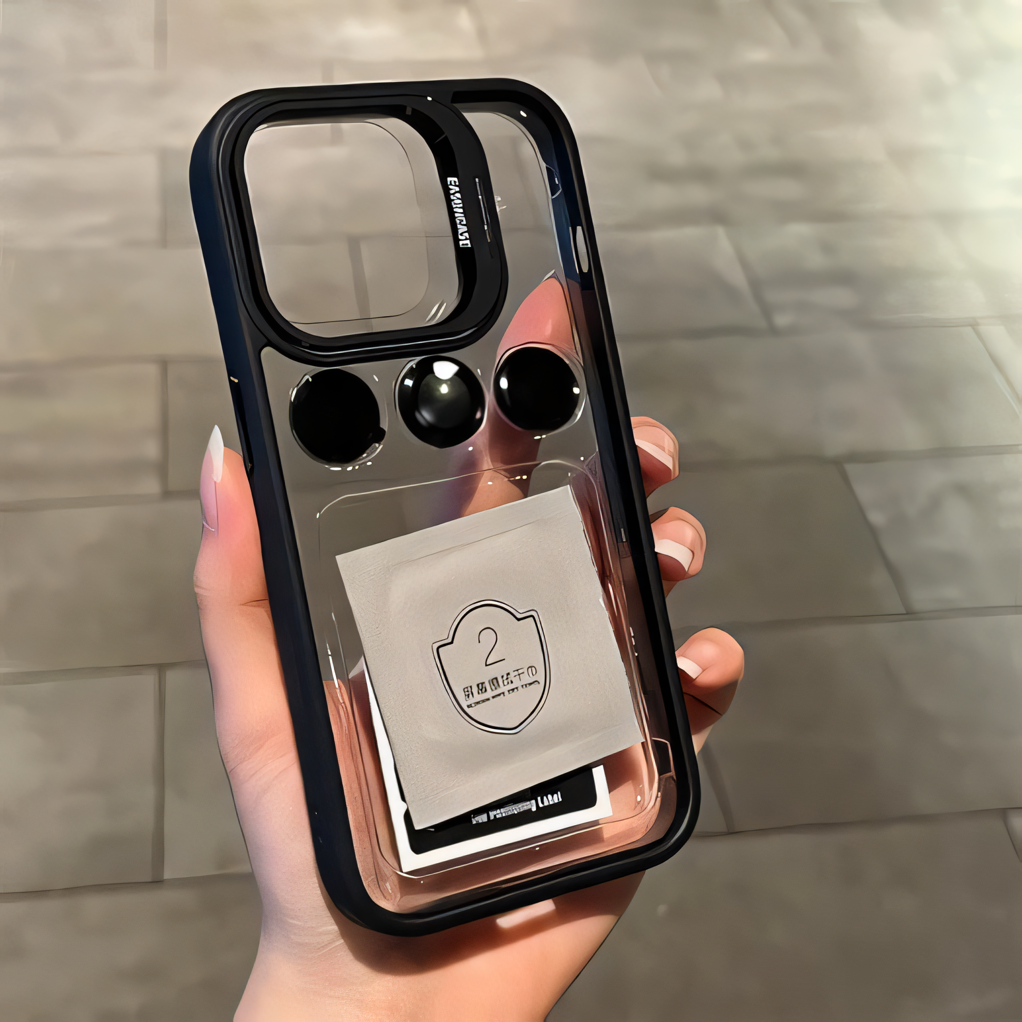 Premium Flip Bracket Case for Ultimate Lens Protection – iPhone