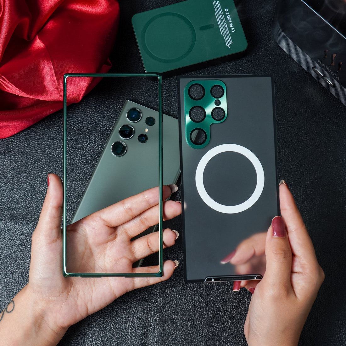 Metallic Edge Titanium Case for Samsung