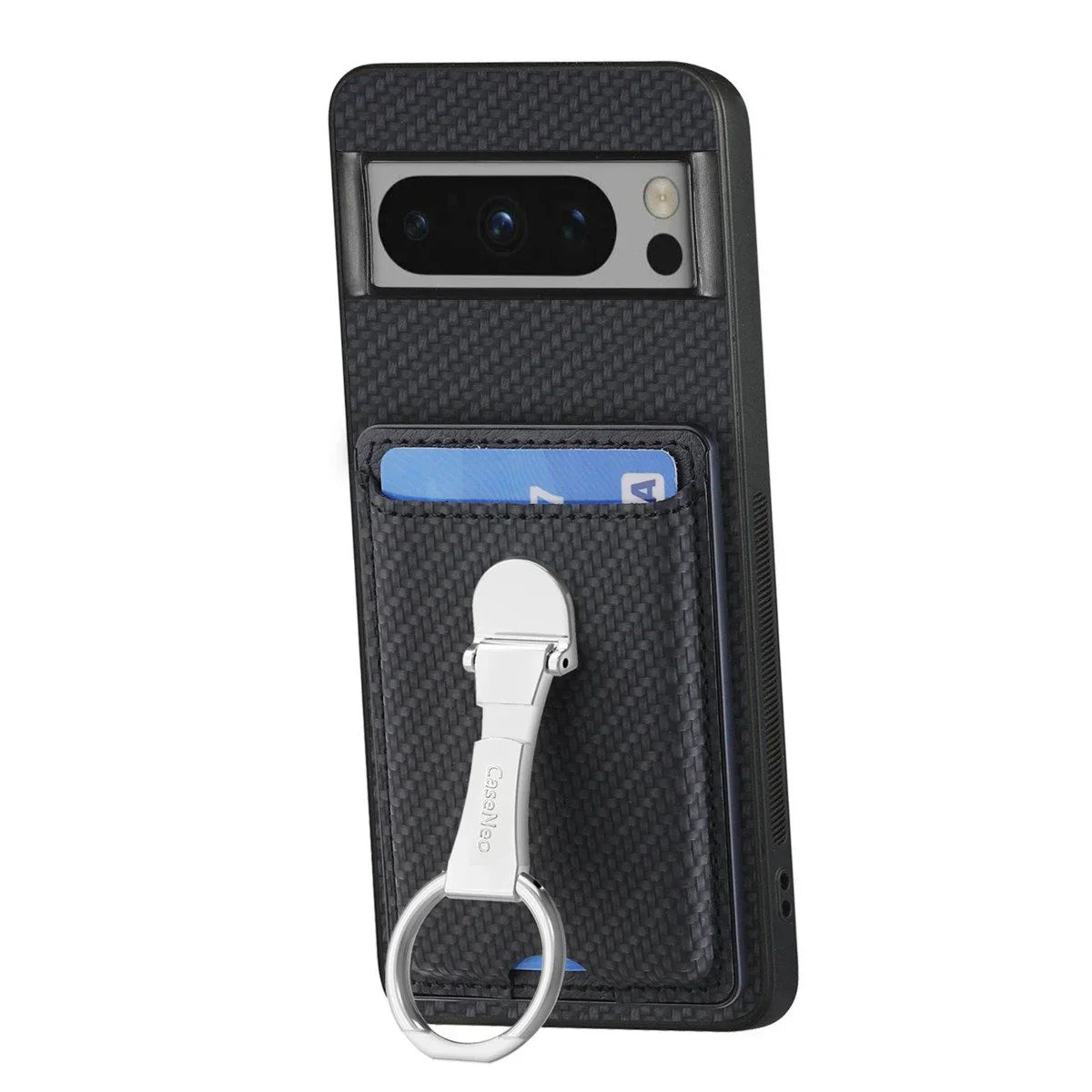Luxury Wallet Guard Case with Metal Stand