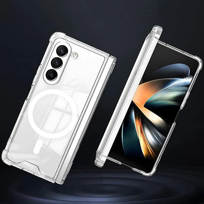 Galaxy Z Fold6 transparent MagSafe case clear protective cover