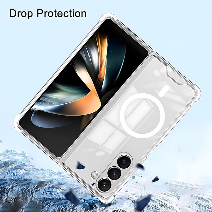 Lightweight transparent protective case for Galaxy Z Fold6