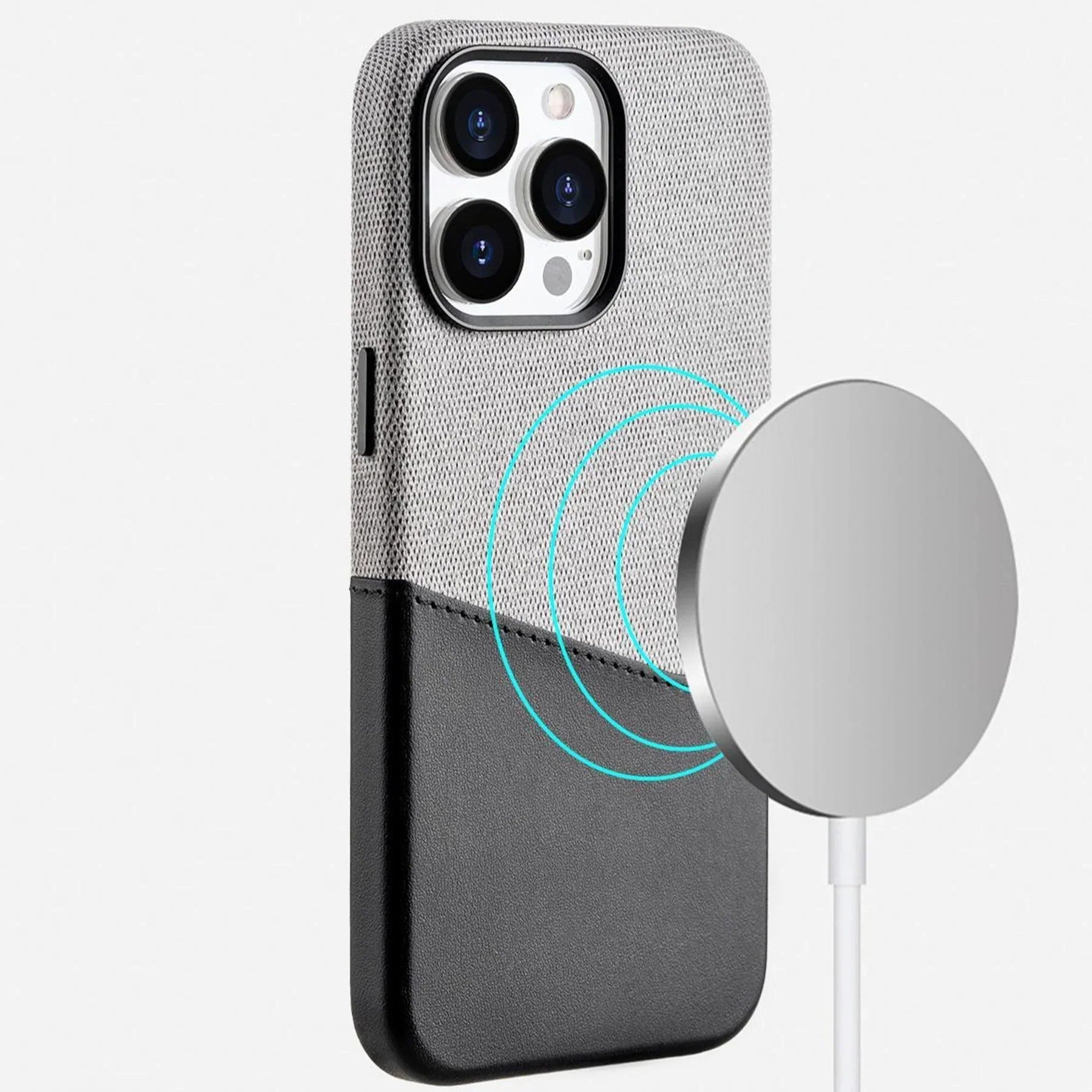 IPhone Stylish Dual Tone Case with Card Holder