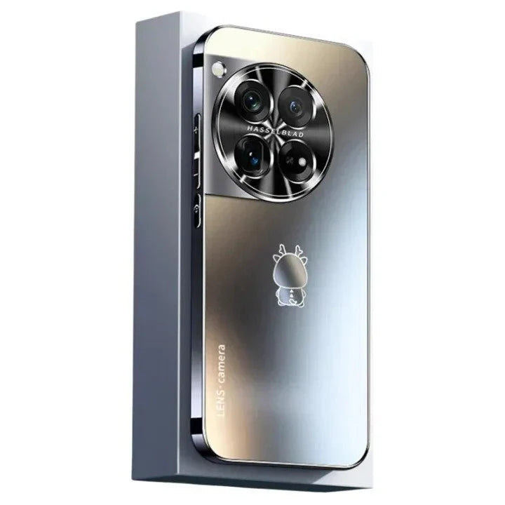 Luxe Reindeer Emblem Glossy Back Case for OnePlus - Hot Selling.