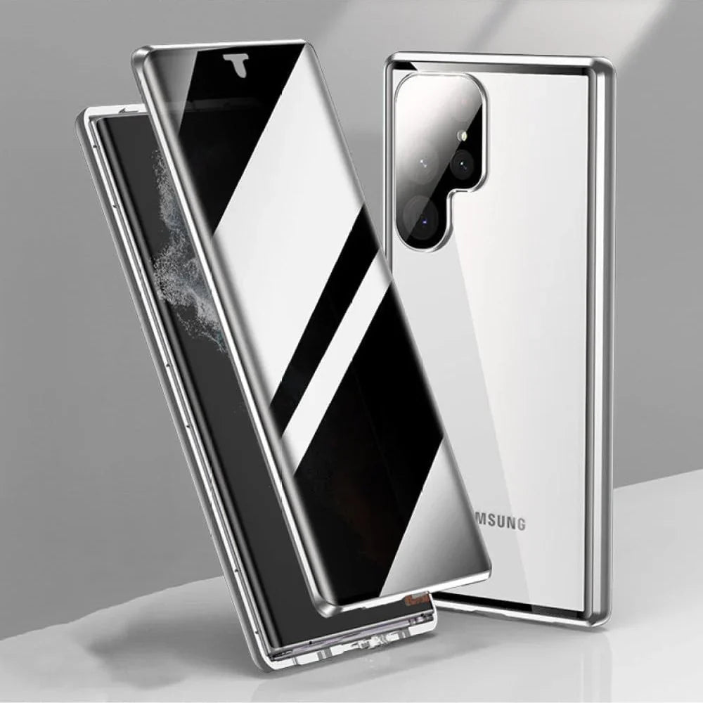 Dual Privacy Glass Metal Bumper Case  - Super Selling.