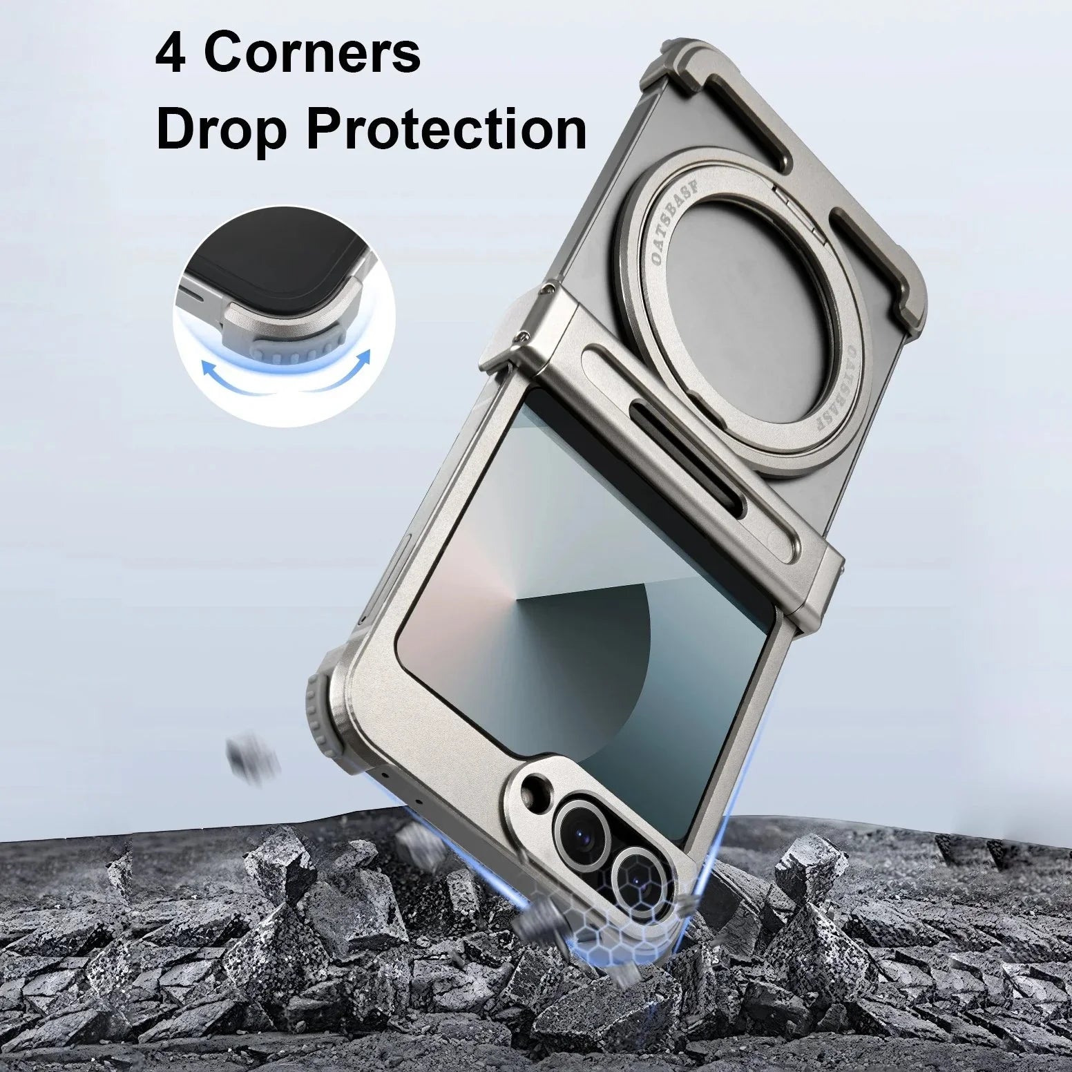 Pivot Guard Magnetic Ring Stand Case – Durable Protection & Style