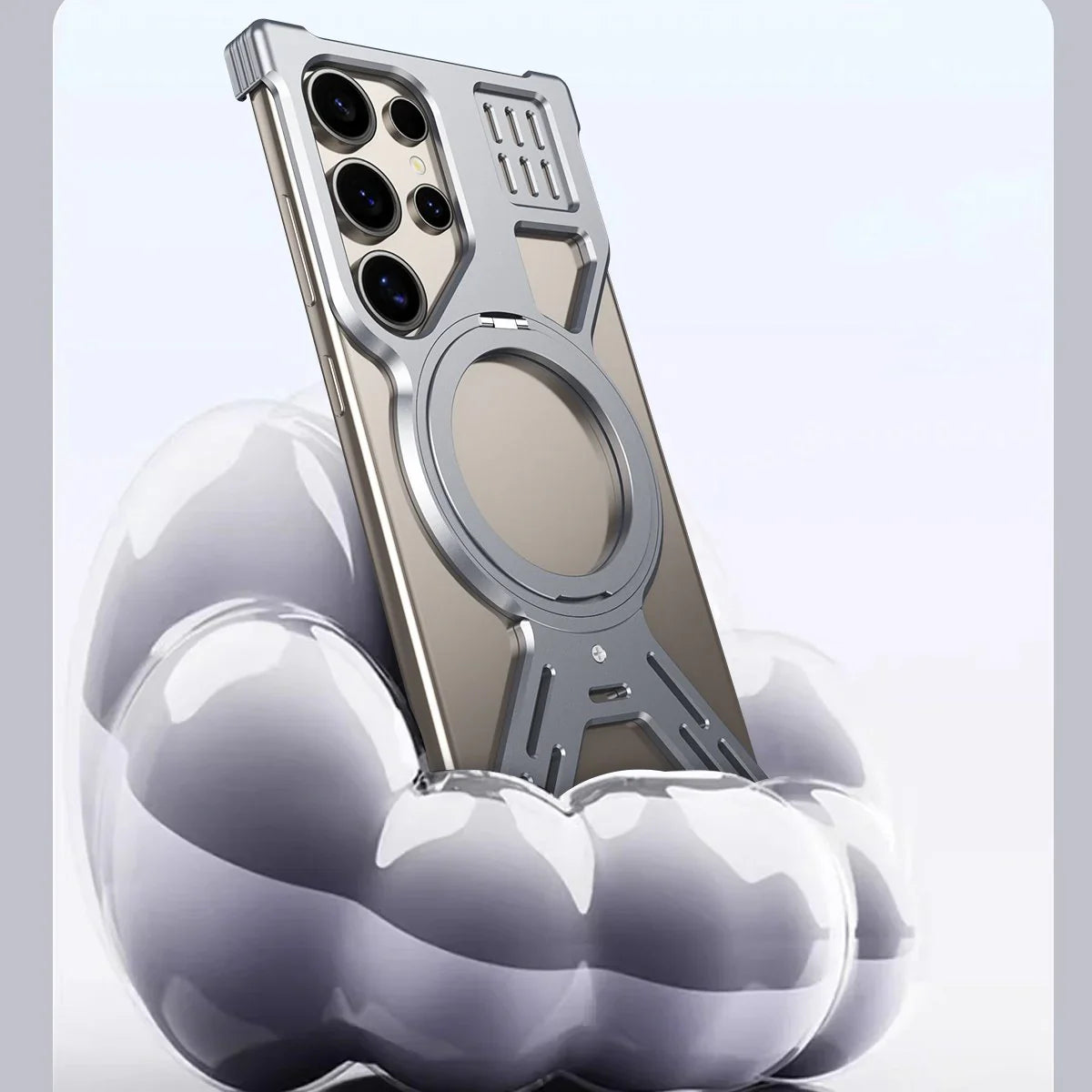 Samsung Galactic Armor Magnetic Frame Case – Ultimate Protection & Style.