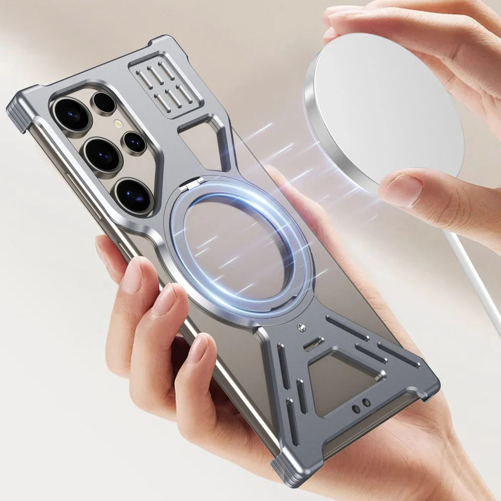 Samsung Galactic Armor Magnetic Frame Case – Ultimate Protection & Style.
