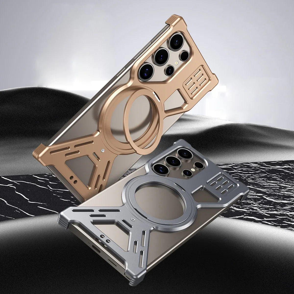 Samsung Galactic Armor Magnetic Frame Case – Ultimate Protection & Style.