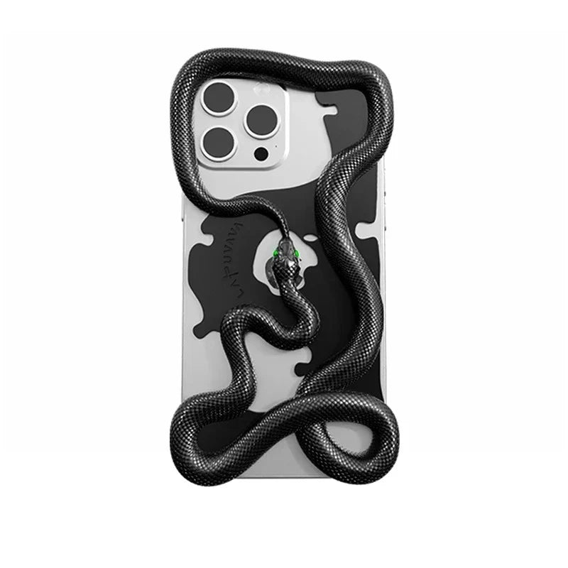 Enchanted Mystic Serpent 3D Hollow Case for iPhone
