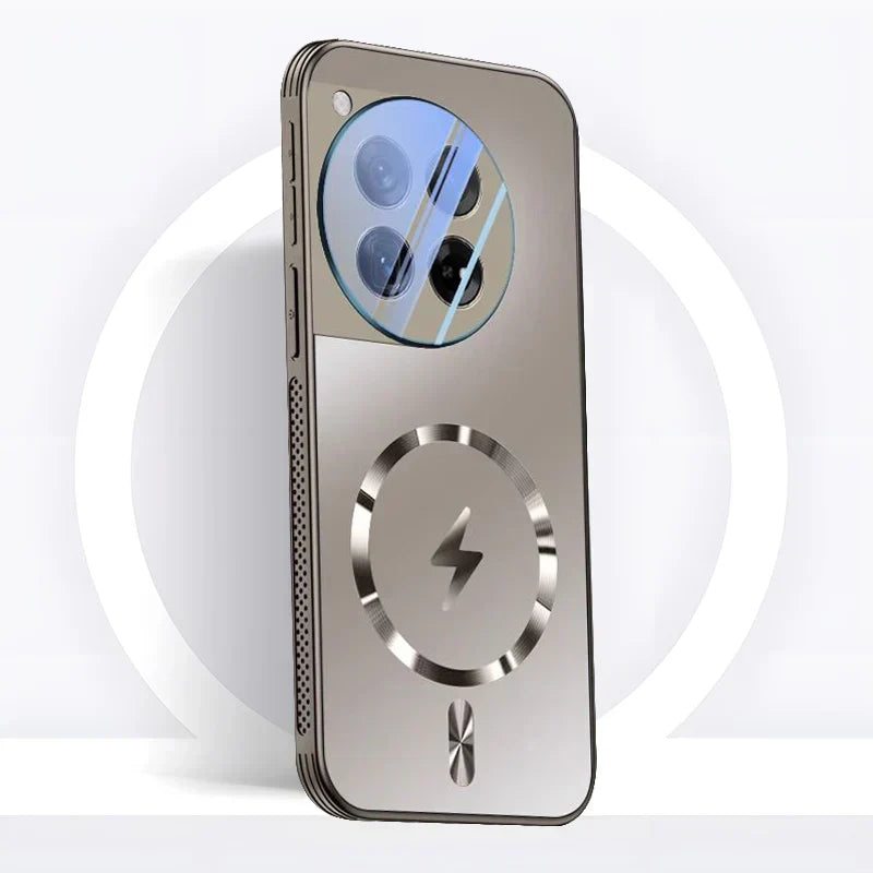 Polished Edge Metallic MagSafe Case for OnePlus – Sleek Design & Seamless Charging
