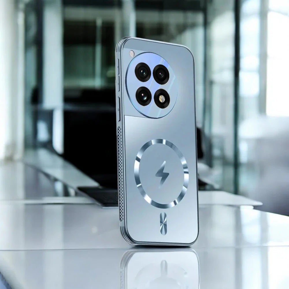 Polished Edge Metallic MagSafe Case for OnePlus – Sleek Design & Seamless Charging