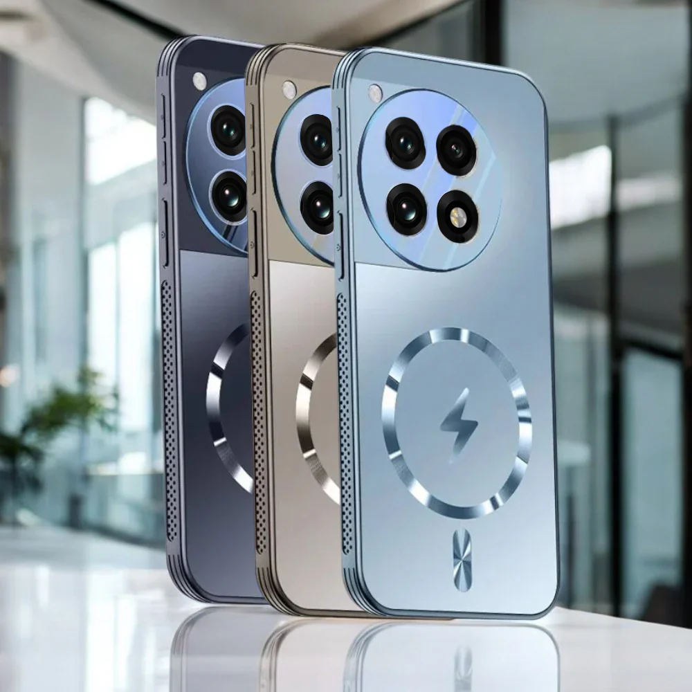 Polished Edge Metallic MagSafe Case for OnePlus – Sleek Design & Seamless Charging
