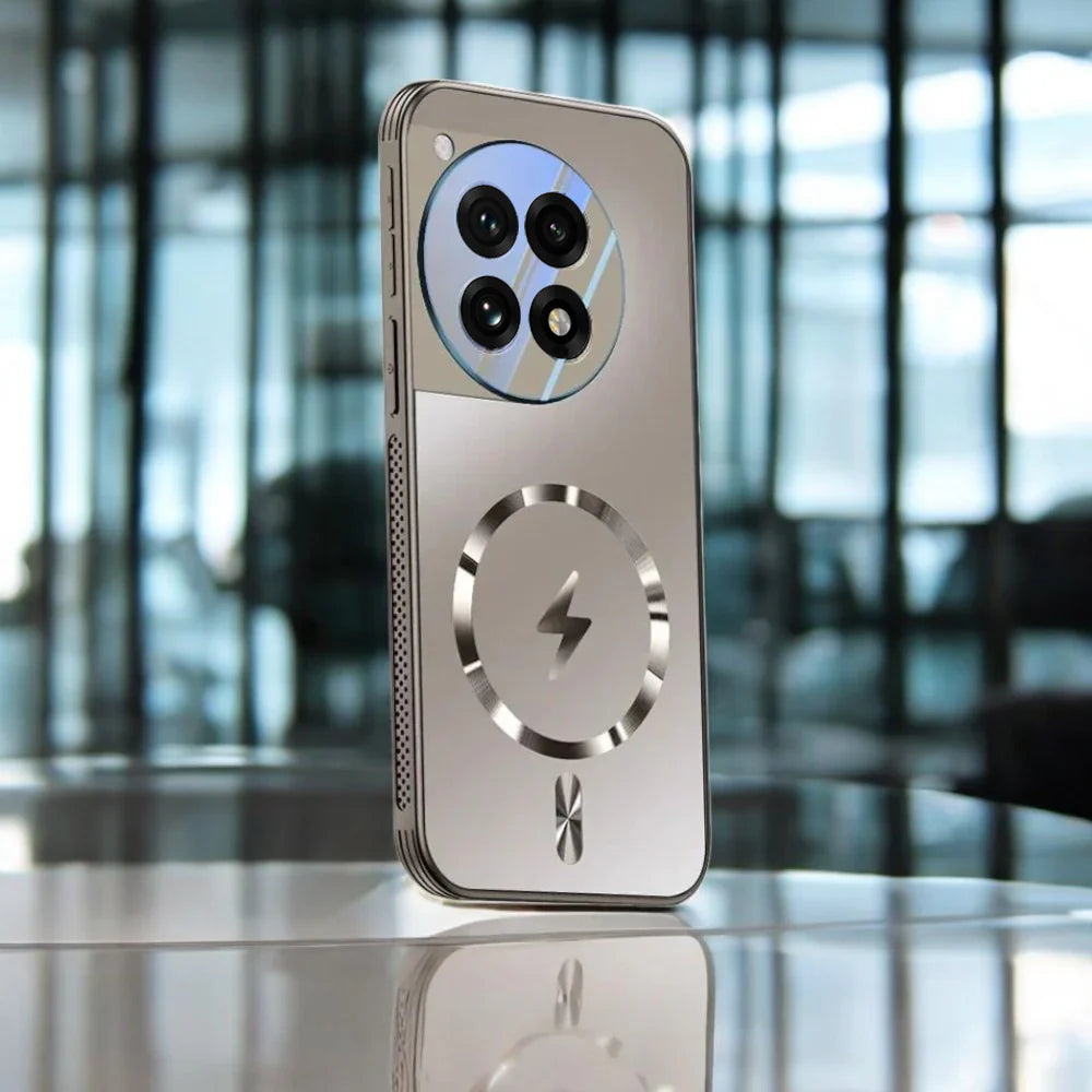 Polished Edge Metallic MagSafe Case for OnePlus – Sleek Design & Seamless Charging