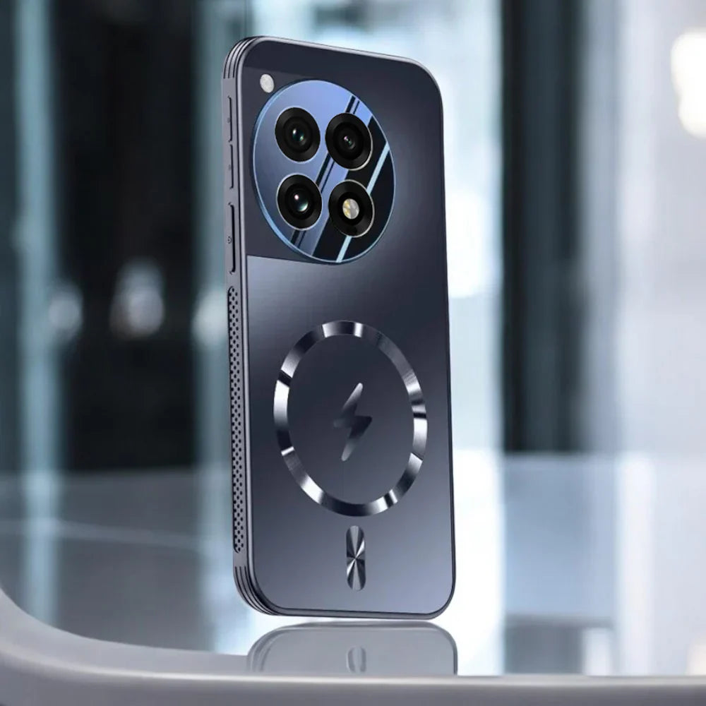 Polished Edge Metallic MagSafe Case for OnePlus – Sleek Design & Seamless Charging