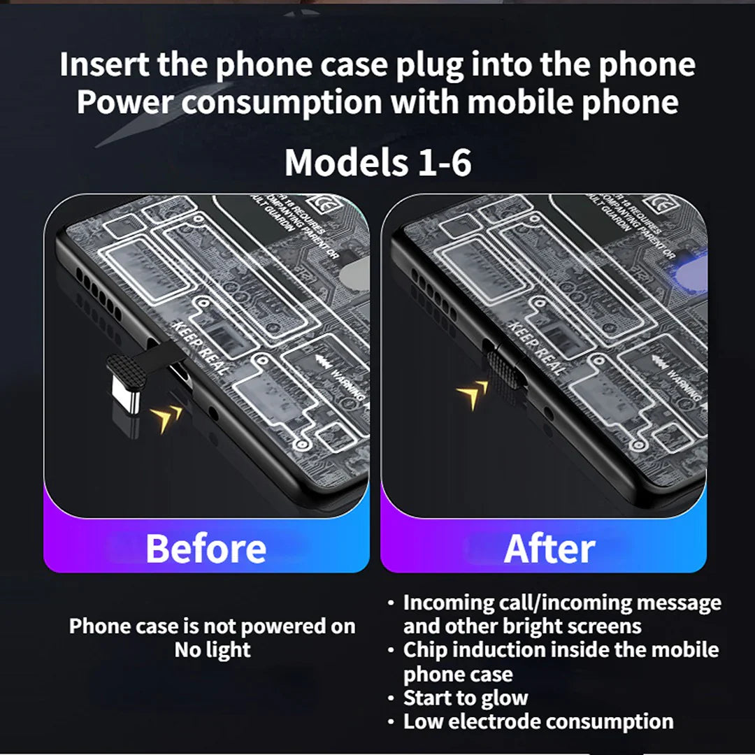 GlimmerGrid Smart Case – iPhone