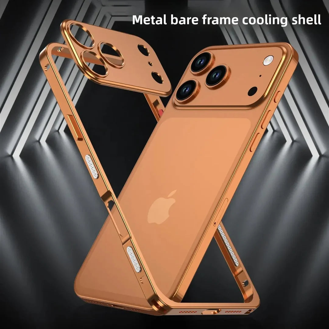 Aluminum Metal Cooling Protective Case for iPhone