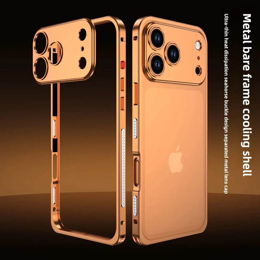 Aluminum Metal Cooling Protective Case for iPhone