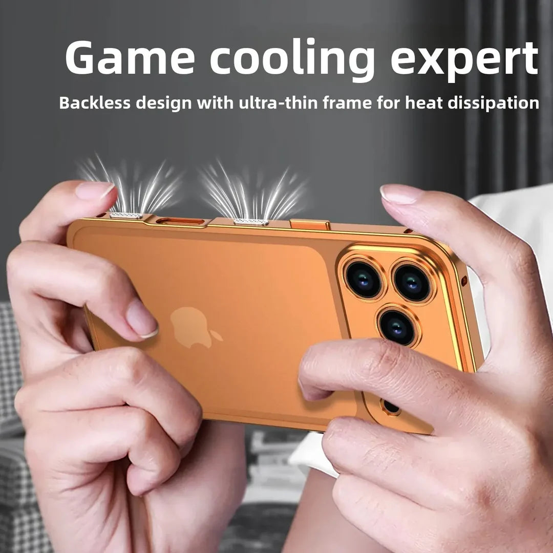 Aluminum Metal Cooling Protective Case for iPhone