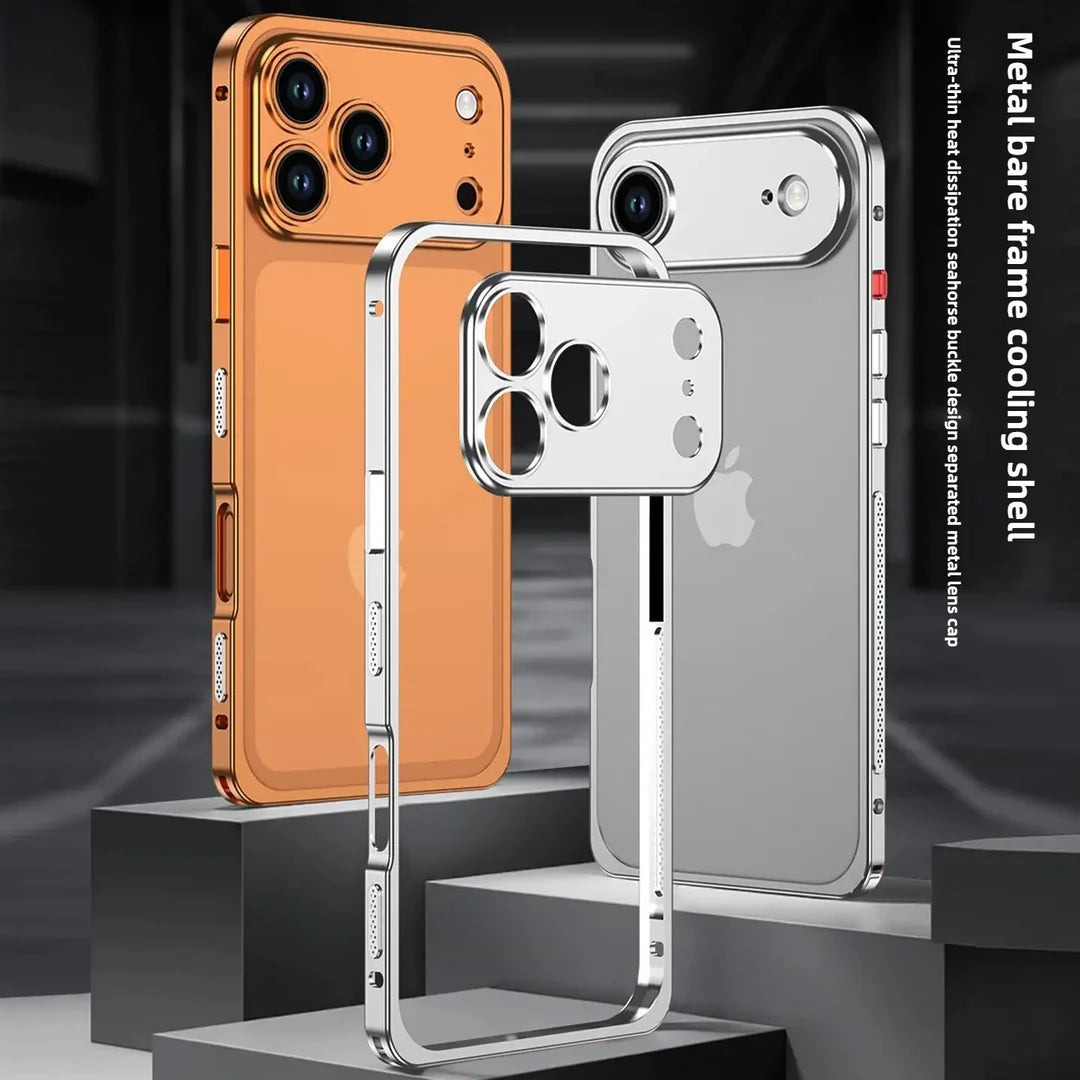 Aluminum Metal Cooling Protective Case for iPhone