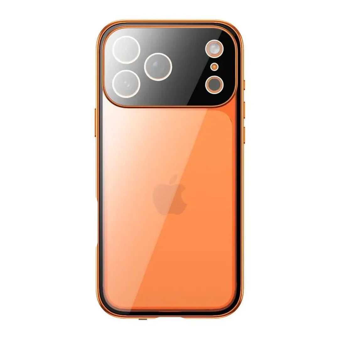 Dual-Core Magnetic Shield Glass Back Case with 360° Protection