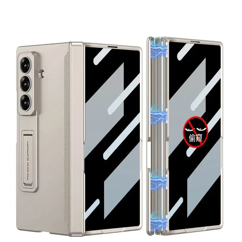Galaxy Z Fold7 Ultimate Armor Privacy Screen Case with Anti-Spy Glass