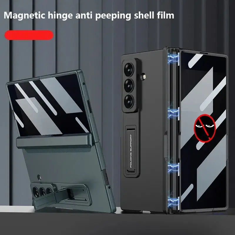 Galaxy Z Fold7 Ultimate Armor Privacy Screen Case with Anti-Spy Glass