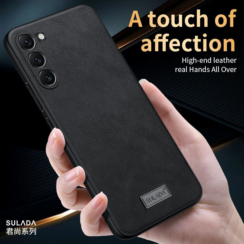 Premium Timeless Genuine Leather Case - Samsung