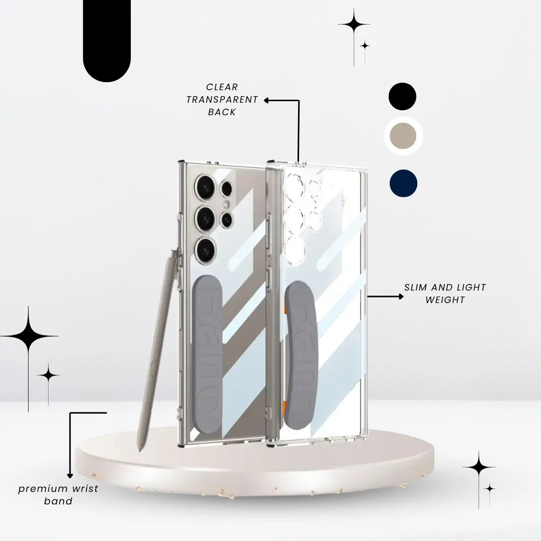 Transparent Wrist Holder Case - Samsung