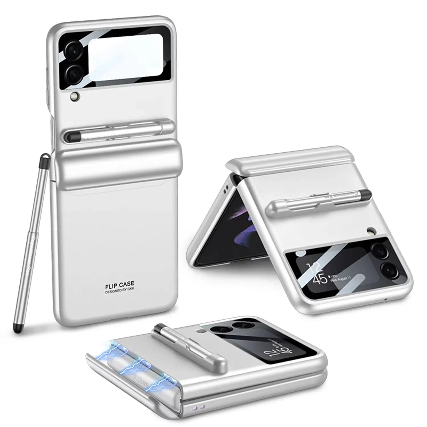 Flip Flex Case for Samsung with Magnetic Hinge & Pen Storage