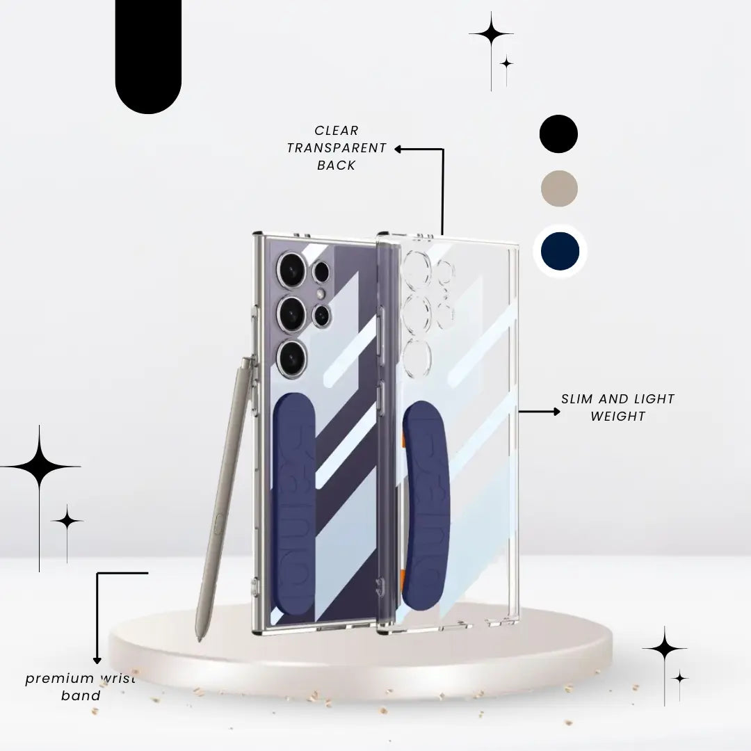 Transparent Wrist Holder Case - Samsung