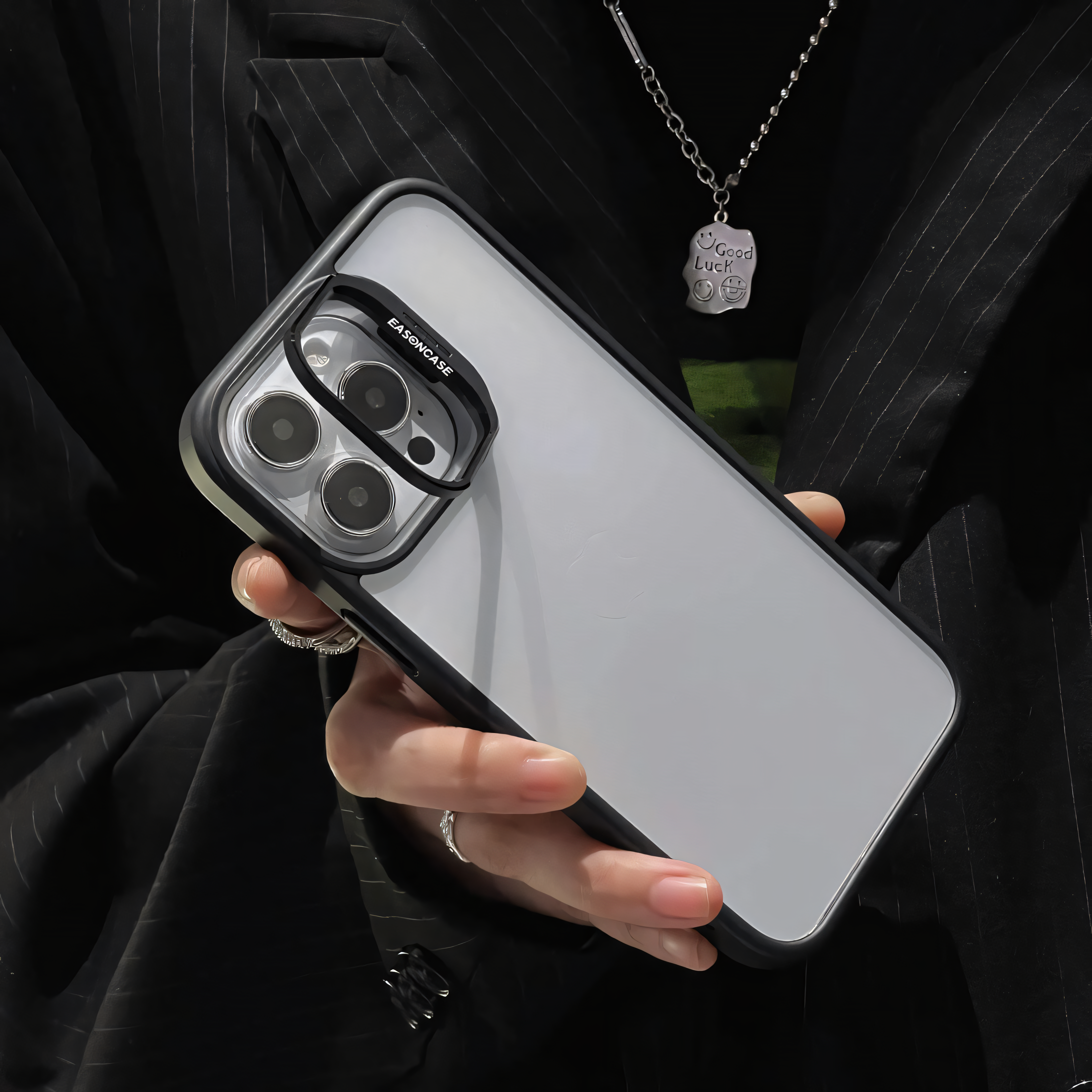 Premium Flip Bracket Case for Ultimate Lens Protection – iPhone