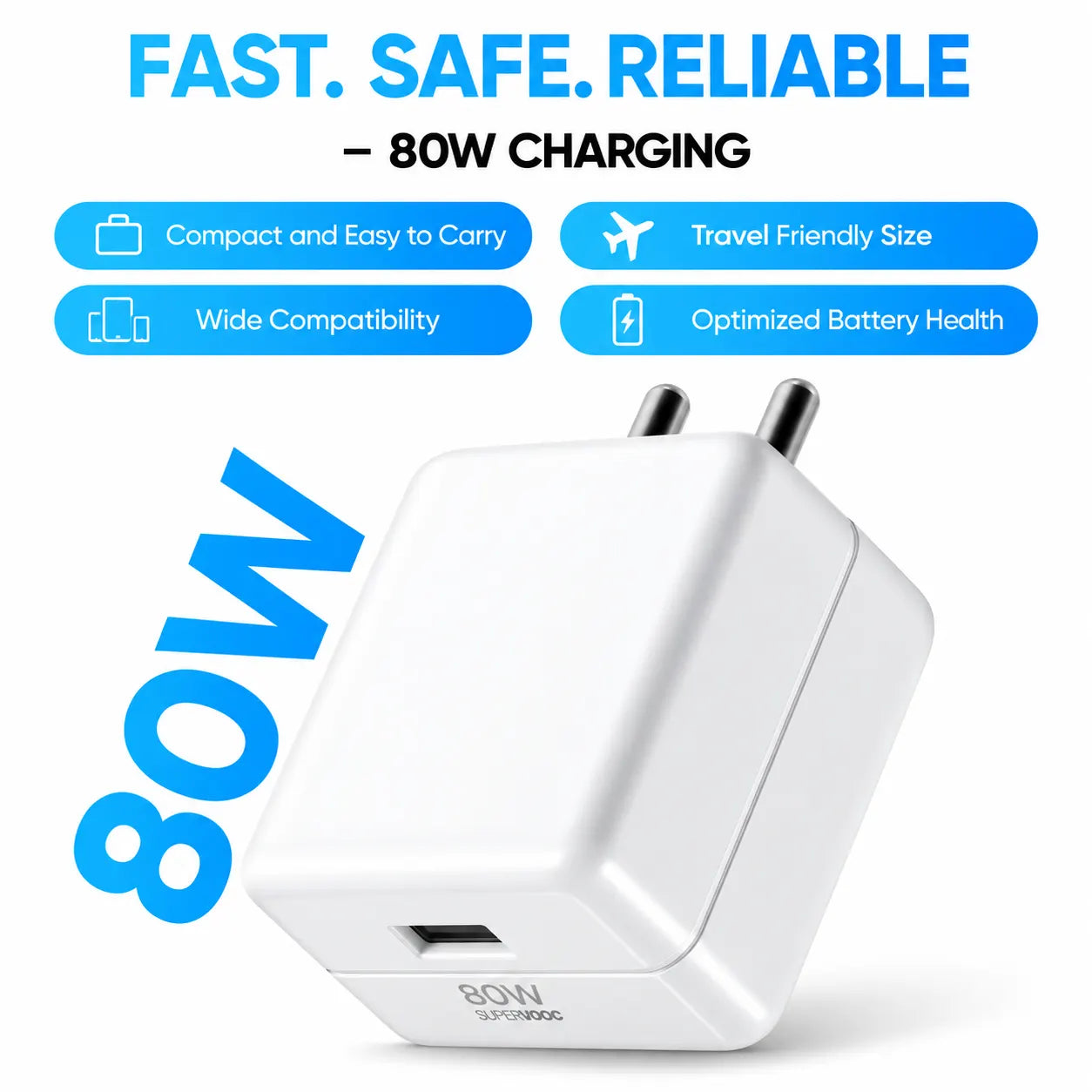 Realme SuperVOOC 80W Fast Charging Power Adapter